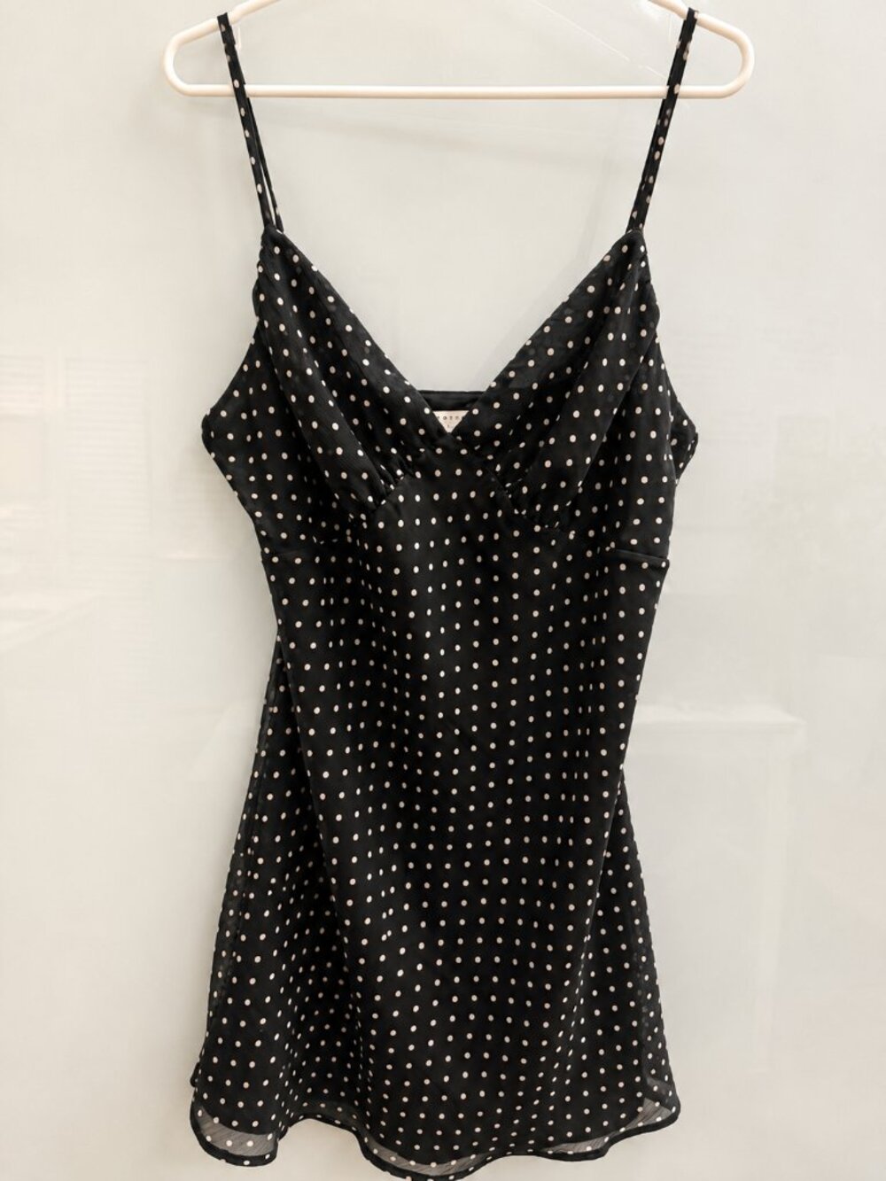 Black and White Polka Dot Dress (L)